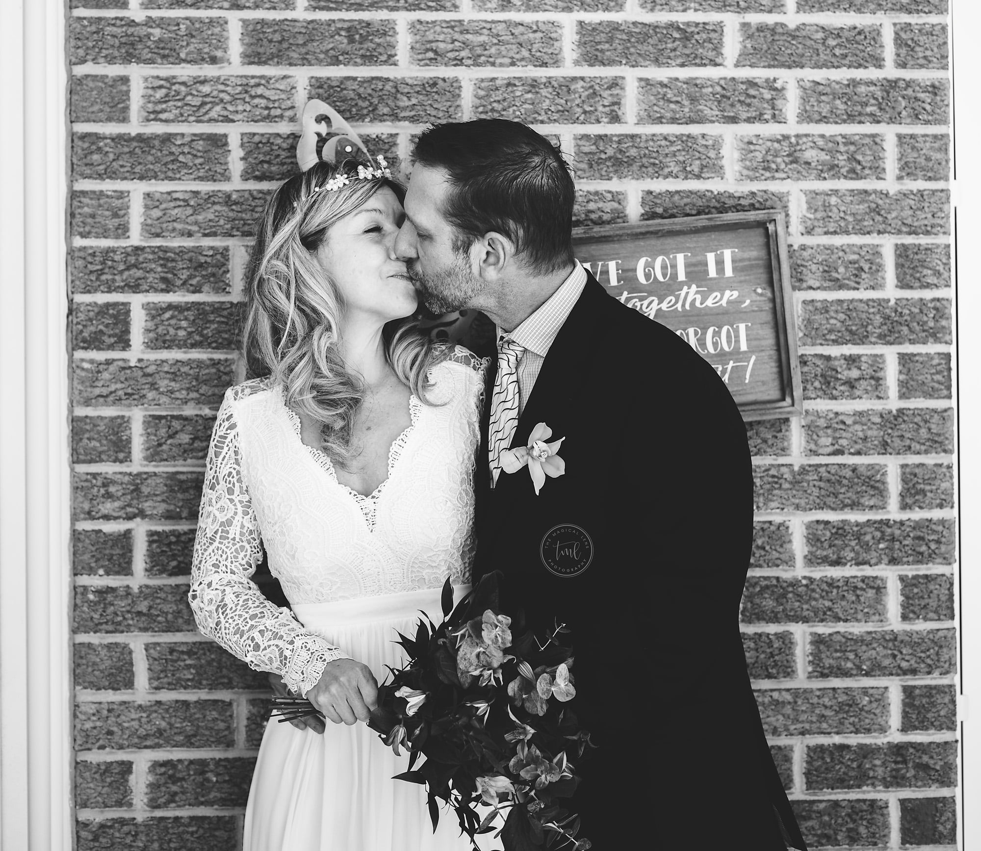 Couple at Wedding